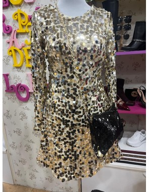 236VESTIDO LENTEJUELA