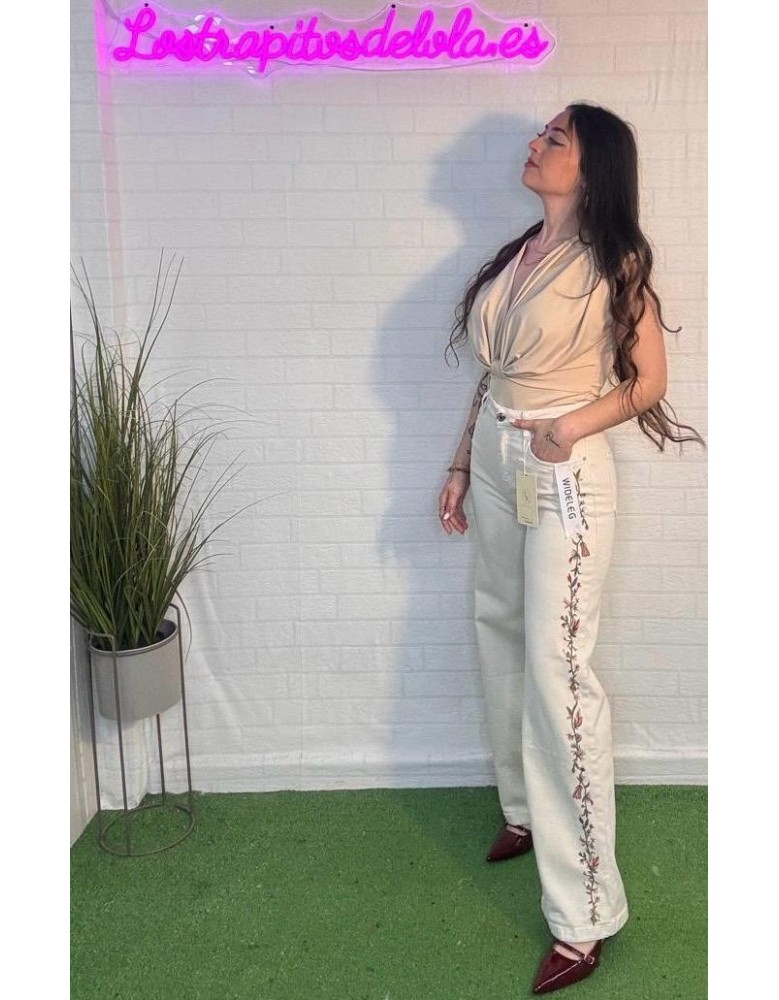 PANTALON BORDADOS