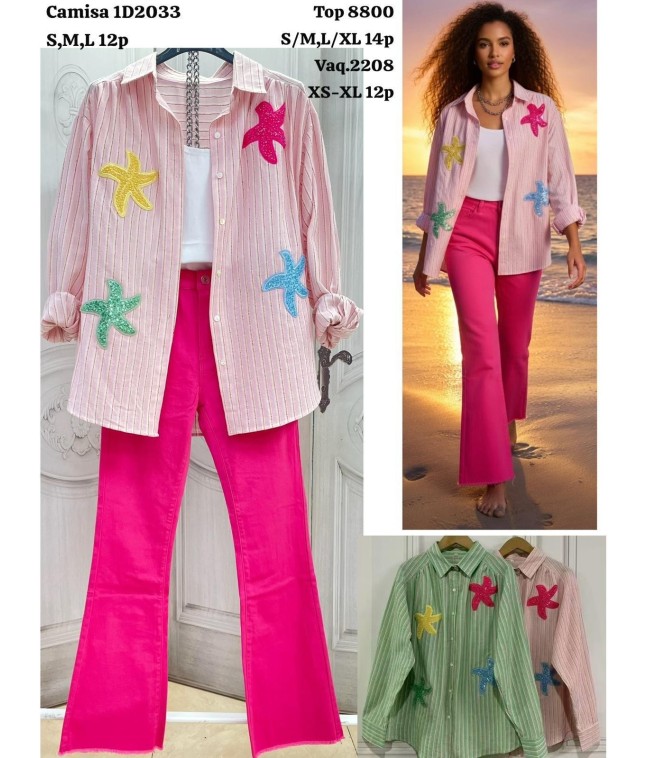 CAMISA  ESTRELLA DE MAR