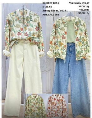 CHAQUETA BOMBER FORAL