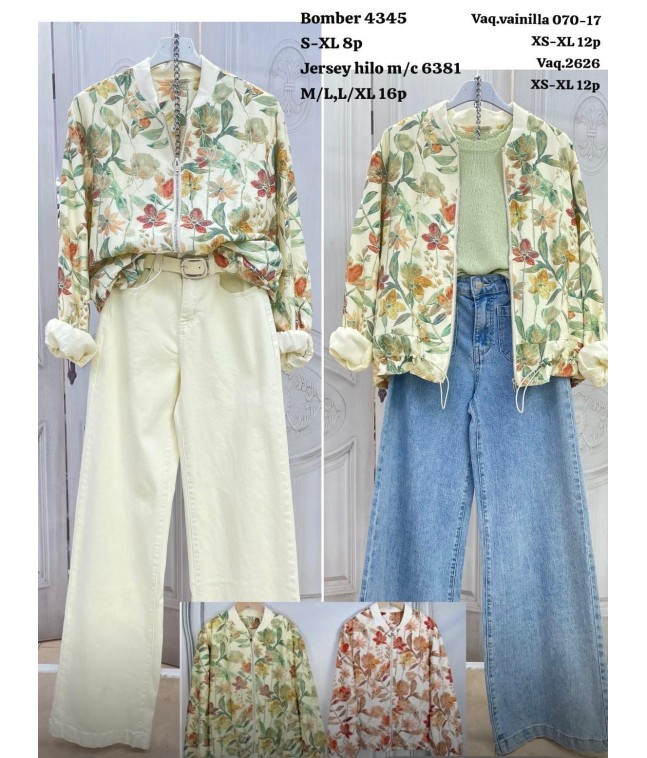 CHAQUETA BOMBER FORAL