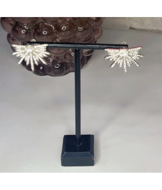 009 Pendiente flor diamante