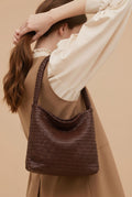 BOLSO DE MUJER TRENZADO MARRÓN – MILA