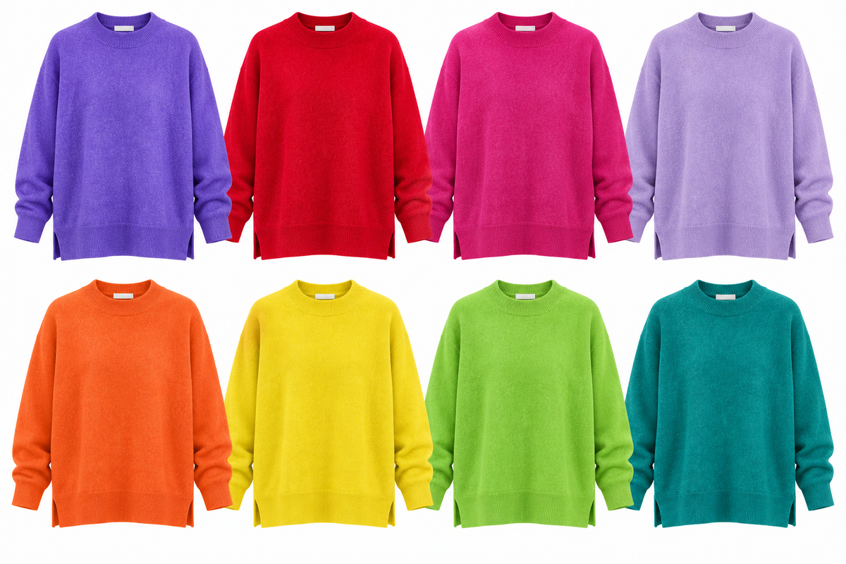 JERSEY DE PUNTO OVERSIZE – FLÚOR